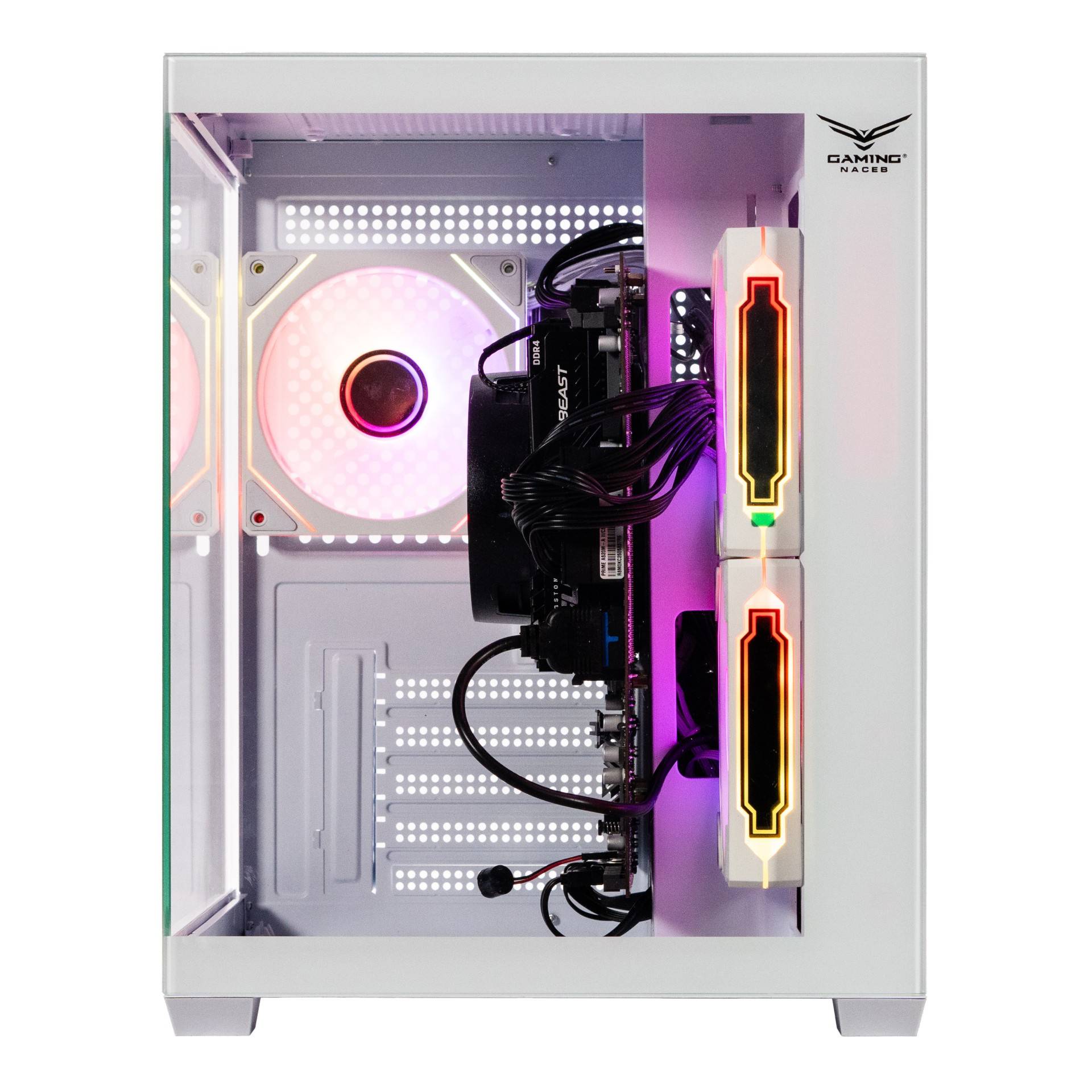 NACEB GABINETE GAMER C/VENTANA Cristal templado - Ventiladores 2 Laterales, 1 Posterior USB 3.0 x2, USB 2.0 x1 HD Audio/HD Micrófono x1 ARGB NA-0636B NACEB GABINETE GAMER C/VENTANA Cristal templado - Ventiladores 2 Laterales, 1 Posterior USB 3.0 x2, USB 2.0 x1 HD Audio/HD Micrófono x1 ARGB NA-0636B
